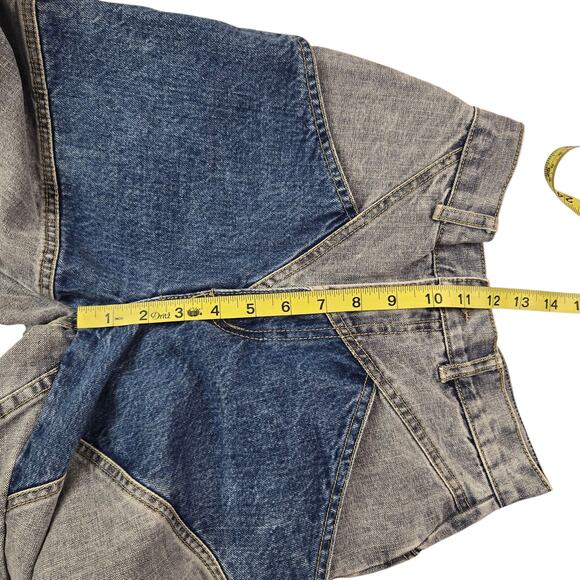 Vintage Georges Marciano Guess Jeans Size 2 Patchwork Tapered High Waist 80s - Picture 6 of 8